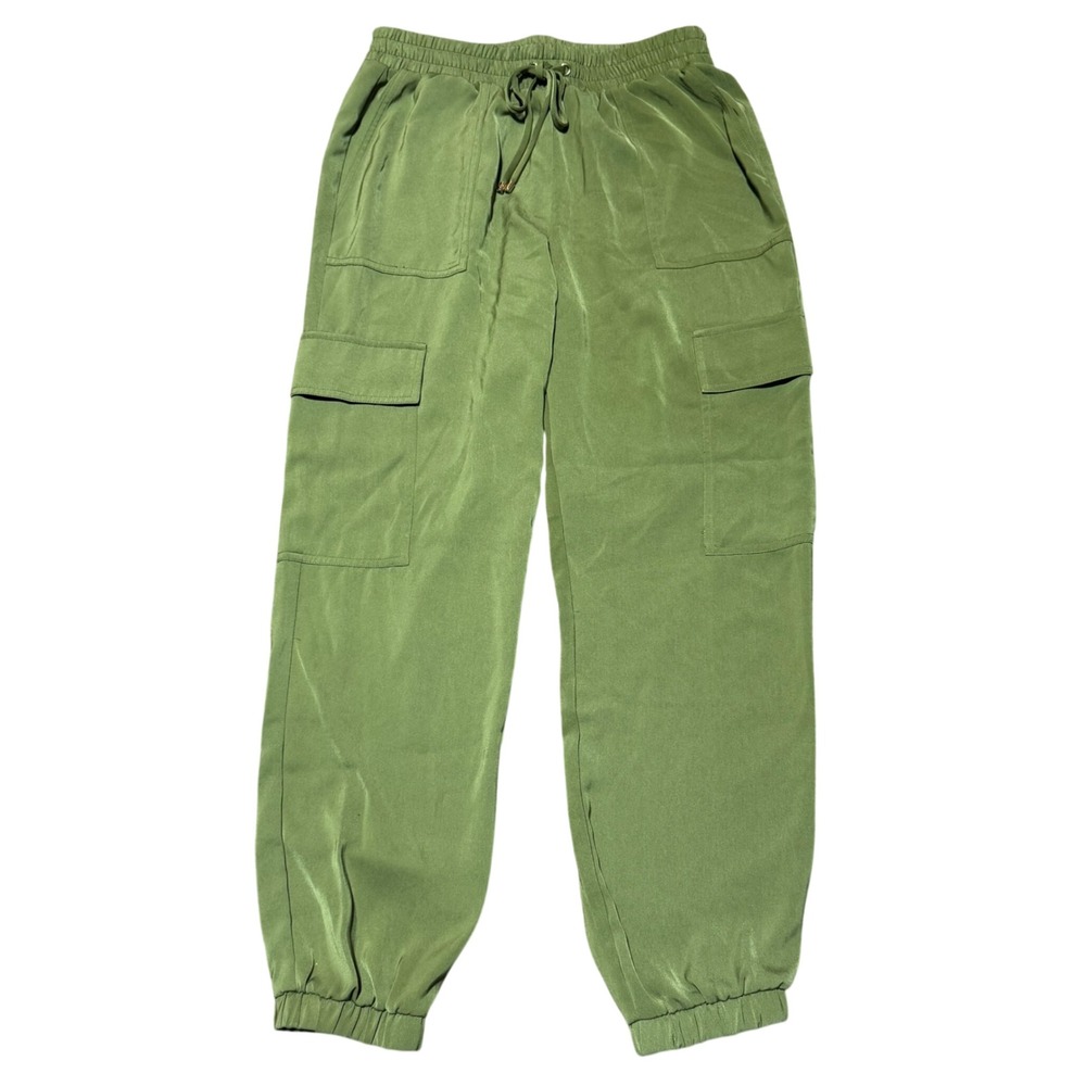 Michael Kors Olive Green Cargo‎ Jogger Pants Size Medium